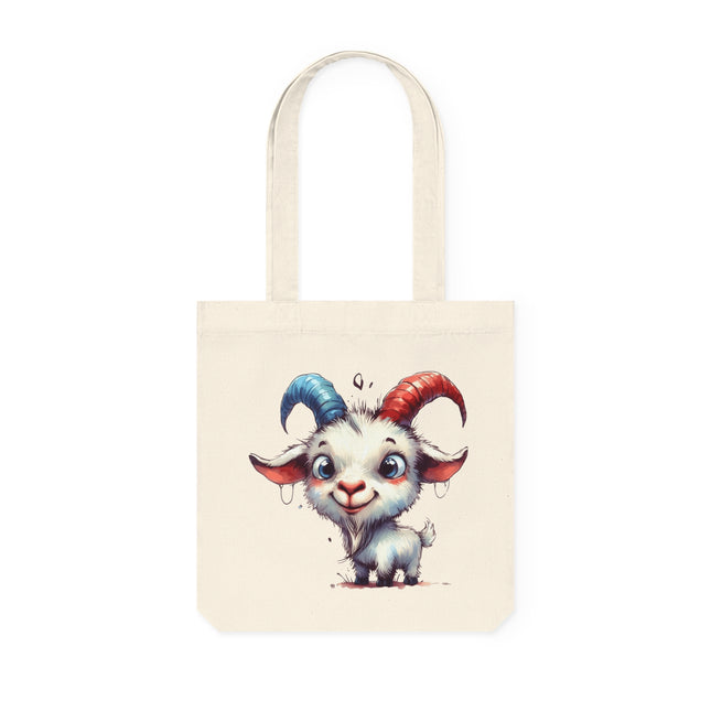 SustainStyle Canvas Tote Bag: Eco-conscious Fashion - Baby Goat
